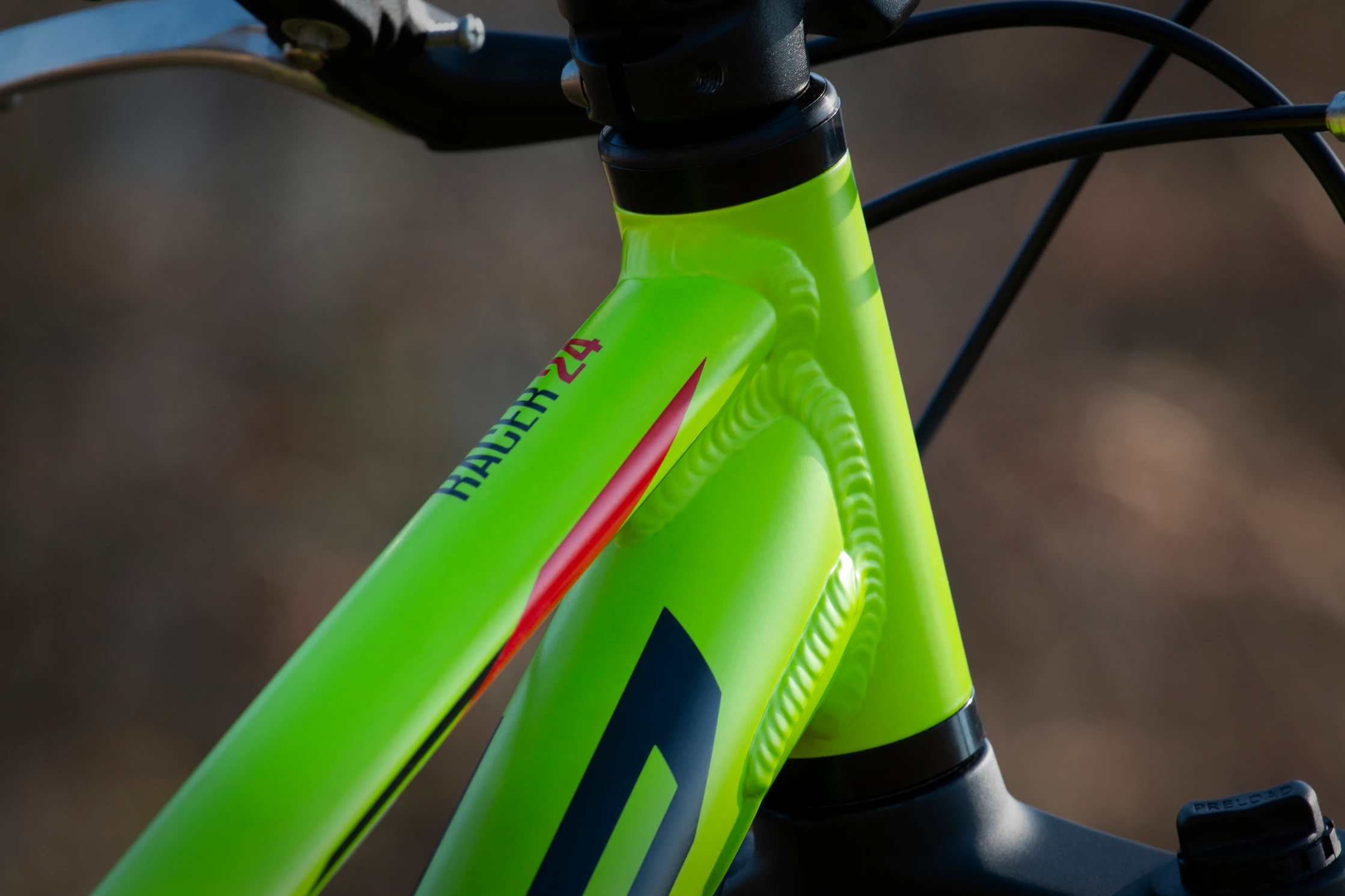 Bicicleta Superior Racer XC 24 Matte Lime/Black/Red [6]