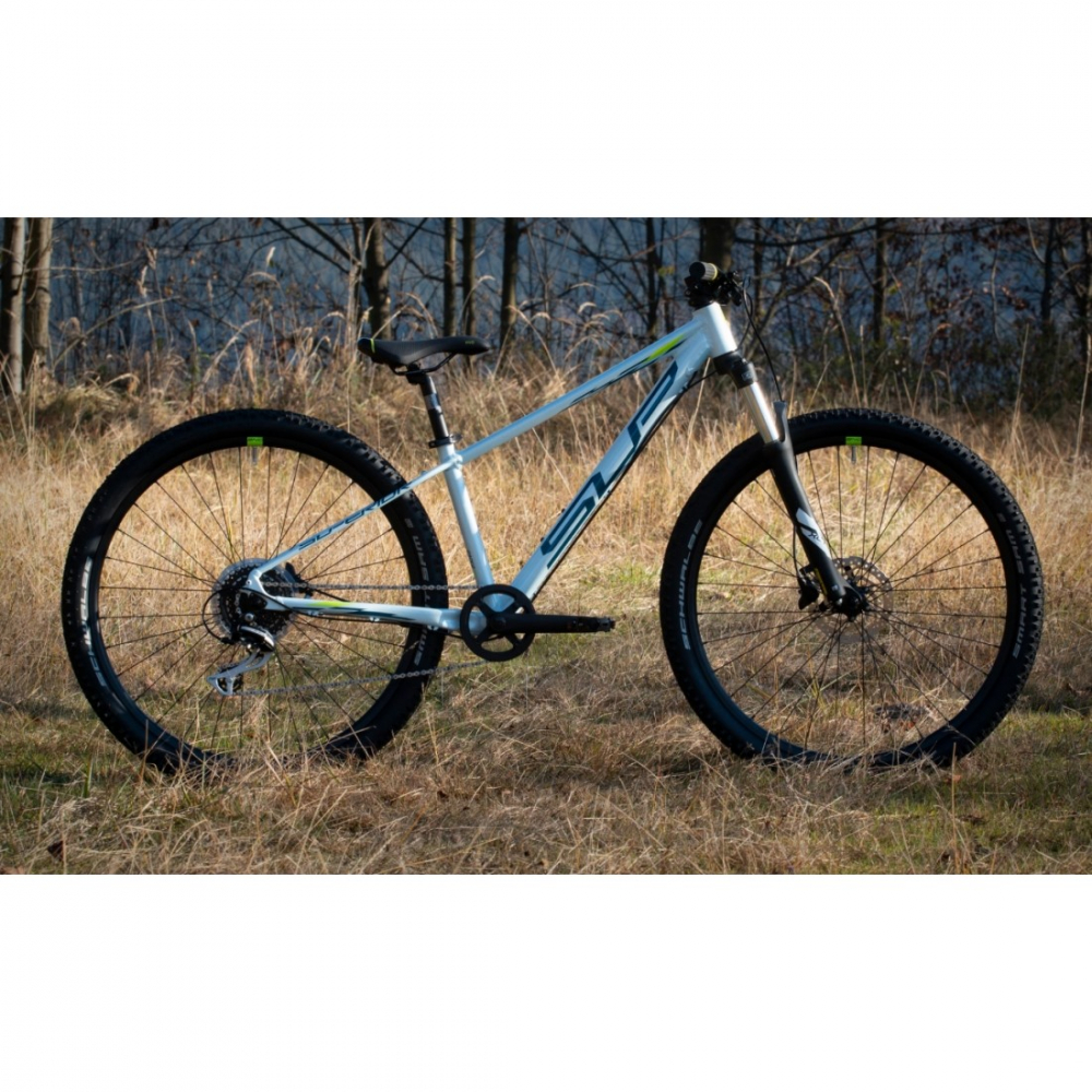 Bicicleta Superior Racer XC 27 DB 27.5 Gloss White/Blue/Neon Yellow 15.5 - (S) [2]