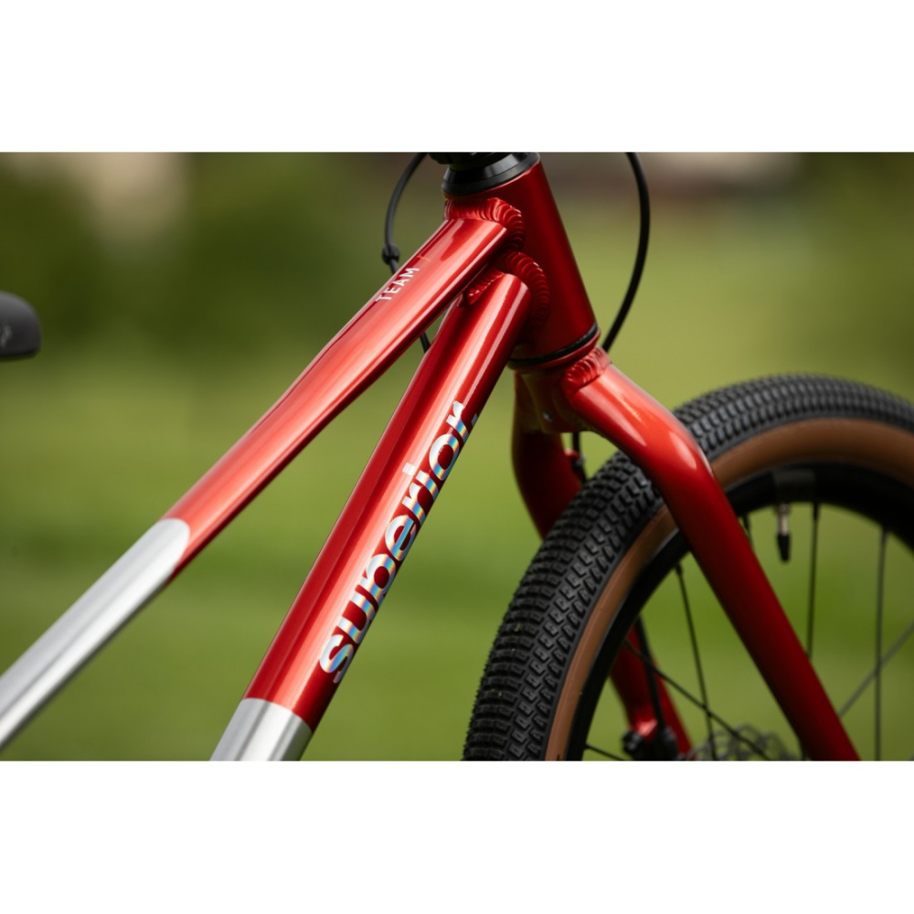 Bicicleta Superior TEAM 20 20 Gloss Brushed Alu/Red [3]