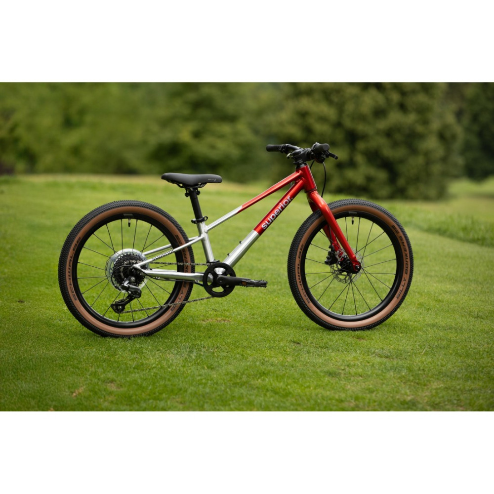Bicicleta Superior TEAM 20 20 Gloss Brushed Alu/Red [2]