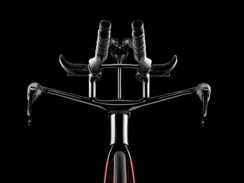 BICICLETA TREK SPEED CONCEPT SLR9AXS METALLIC RED SMOKE TO CARBON RED SMO L [4]