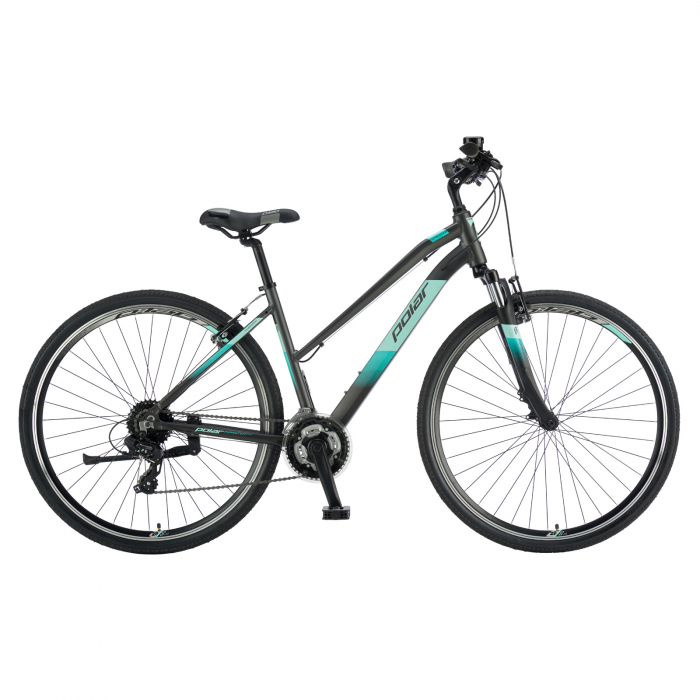 Bicicleta Trekking Polar Forester Comp Lady - 28 inch, M, Gri-Albastru [1]
