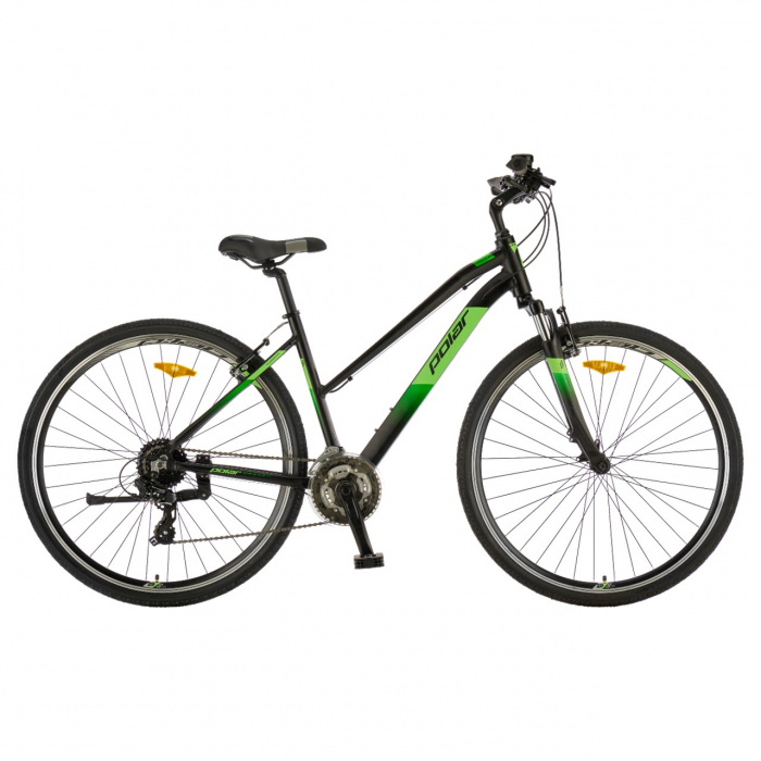 Bicicleta Trekking Polar Forester Comp Lady - 28 inch, M, Negru-Verde [1]