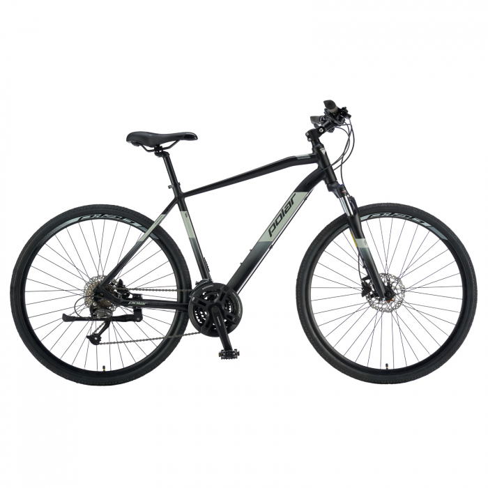 Bicicleta Trekking Polar Forester Pro - 28 Inch, L, Negru-Gri [1]