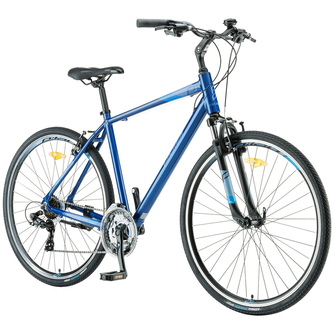 Bicicleta Trekking Polar Helix 2023 - 28 Inch, L, Albastru [2]