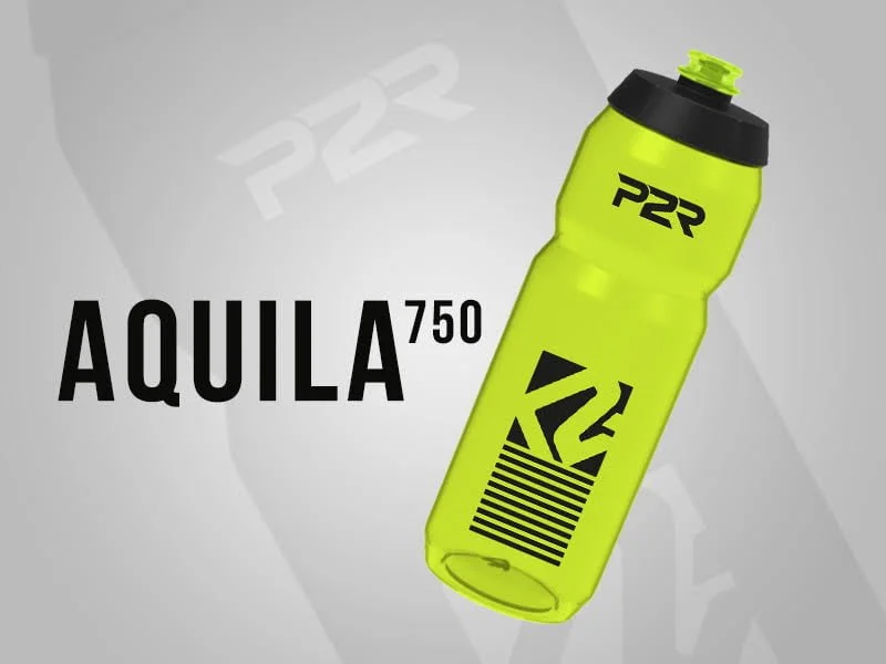 Bidon Apa pentru ciclism P2R Aquila 750 ml, Verde-Negru [1]