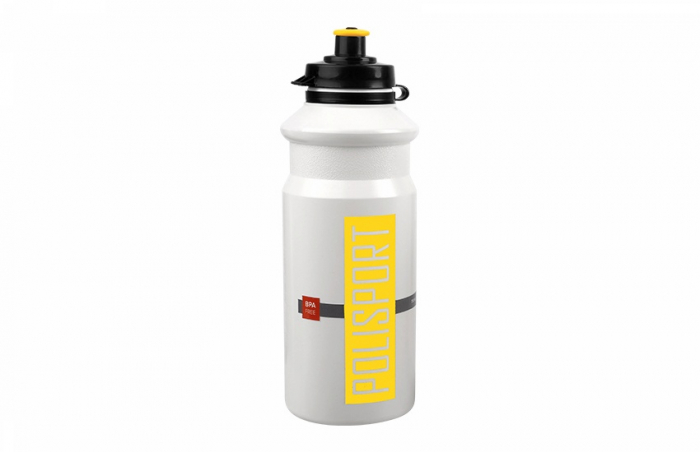 Bidon Apa Polisport,700Ml,Ldpe - Polisport,clip on, capac negru, usor, tip galben [1]