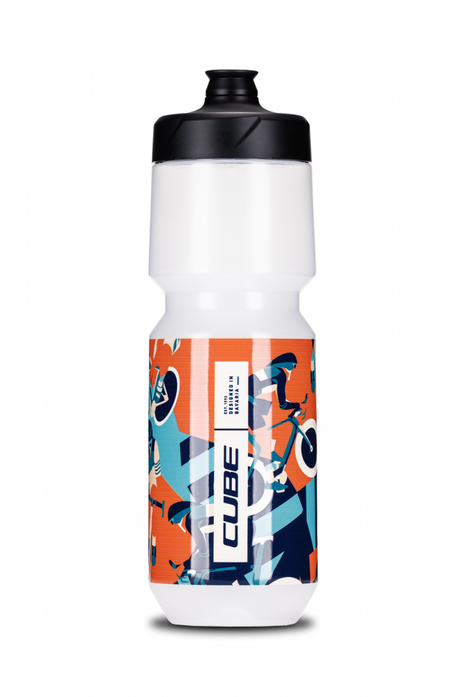 BIDON CUBE FLOW 750 BLUE/ORANGE 750ml [1]