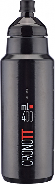 Bidon Plastic ELITE CRONO TT Aero 400 ml Negru [1]