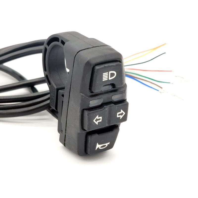 Buton cu lumini, claxon si semnalizare pentru trotineta electrica cu cablu de 1,5 metri, 8 pini [2]
