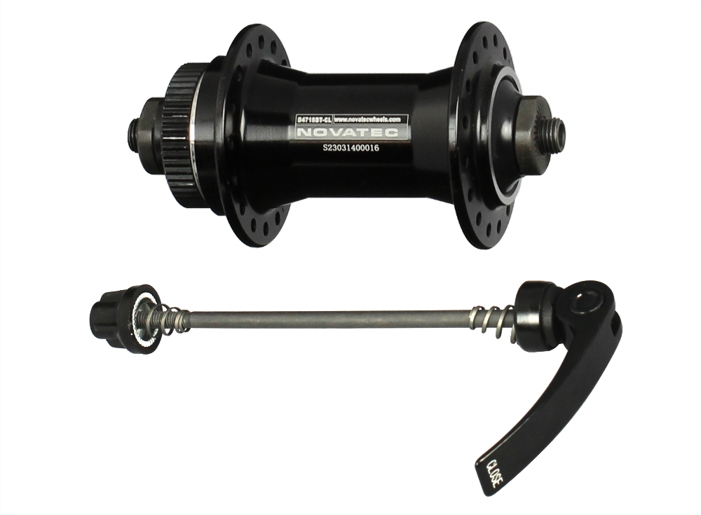 Butuc Fata NOVATEC D471SBT-CL centerlock Negru, 32H [1]