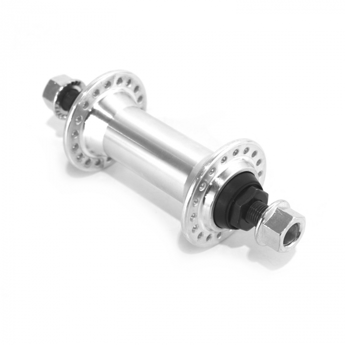 Butuc fata v-brake Joytech JY753DSE, 36H, Alu, ax 9mm, argintiu [2]