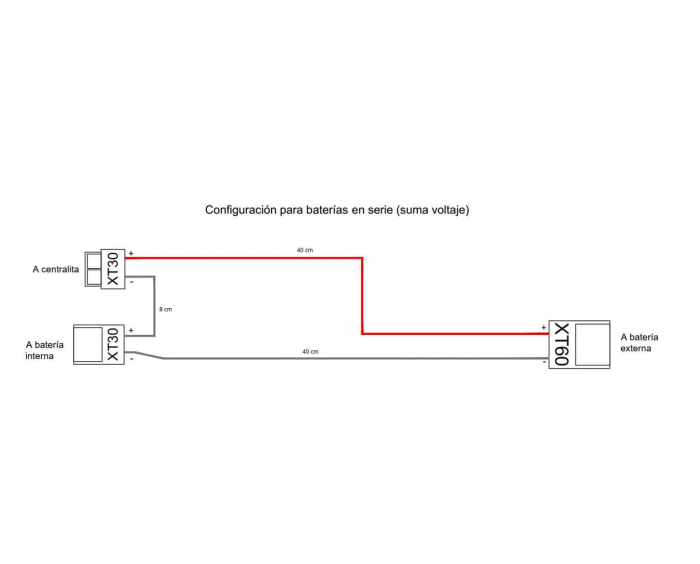 Cablu conectare baterie externa in serie pentru trotineta electrica [2]
