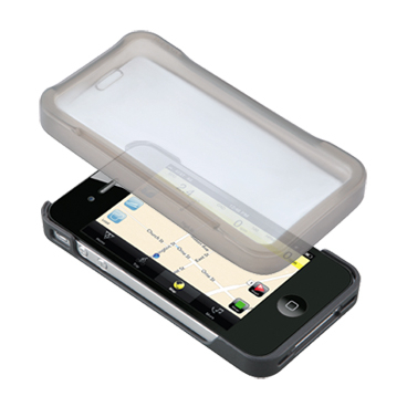 Carcasa Husa Topeak Ridecase Iphone 4, Carbon-Nylon, reglabila, neagra [10]