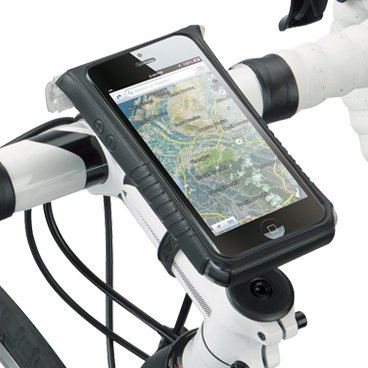 Carcasa Husa Topeak Ridecase Iphone 5, Carbon-Nylon, anti-shock, neagra [10]