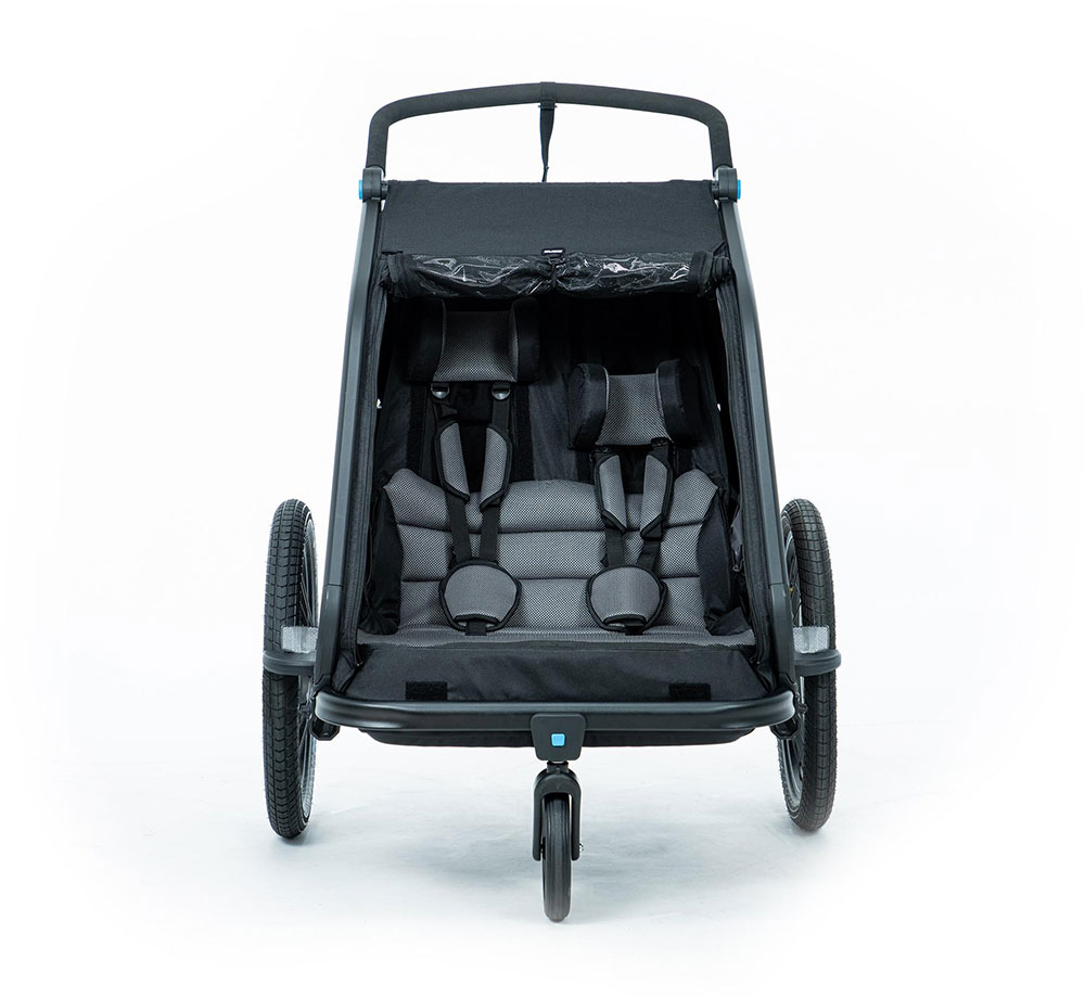 CARUCIOR TRANSPORT COPII CUBE DOUBLE CMPT NEGRU [5]