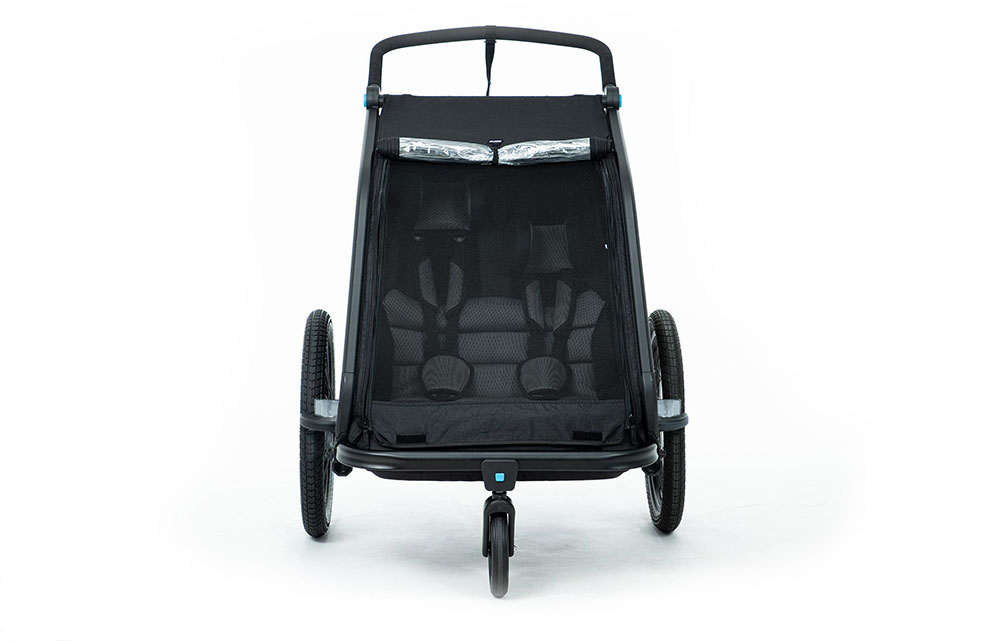 CARUCIOR TRANSPORT COPII CUBE DOUBLE CMPT NEGRU [4]