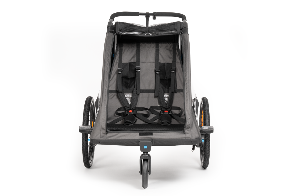 CARUCIOR TRANSPORT COPII CUBE TRAILER DOUBLE PURE Negru [5]