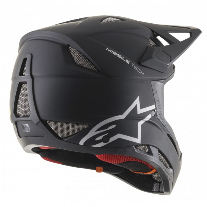 Casca Alpinestars Missile tech Solid Black Matt M (55-59 cm) [2]