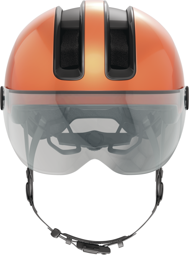 Casca bicicleta ABUS HUD-Y ACE Goldfish Orange [2]