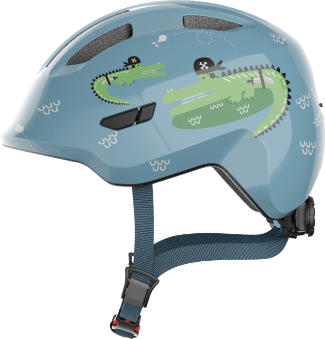 CASCA BICICLETA ABUS SMILEY 3.0 BLUE CROCO S [1]