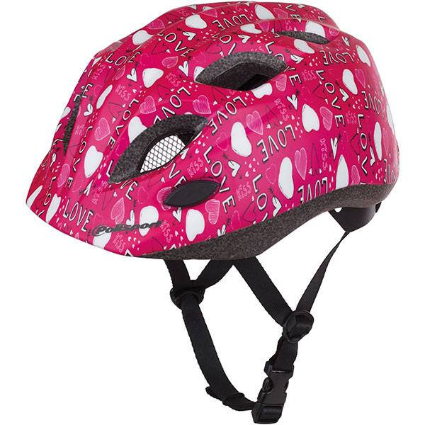Casca Ciclism Copii Cu Led Polisport Love - 52-56 cm, S, Roz [1]