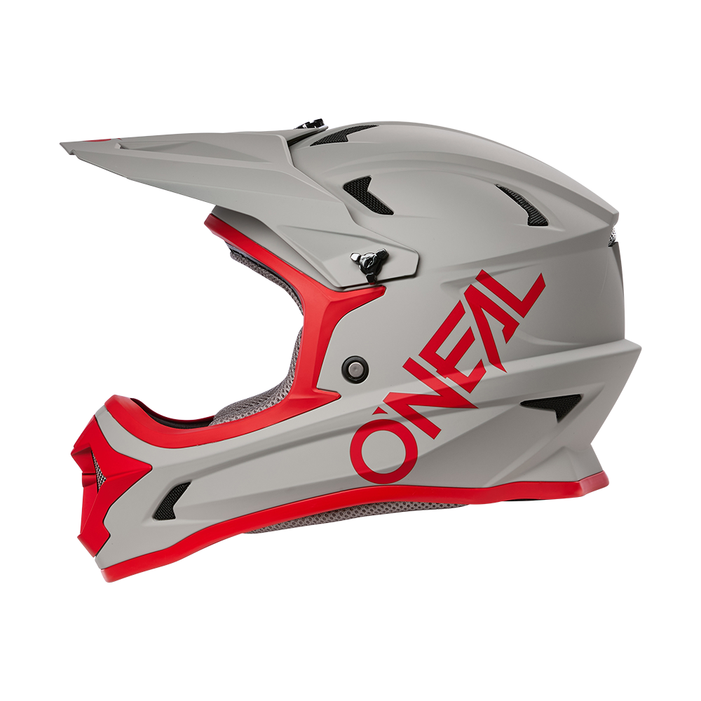 Casca Ciclism O'Neal Sonus Helmet Solid V.25 - 53-54 Cm, XS, Gri-Rosu [3]
