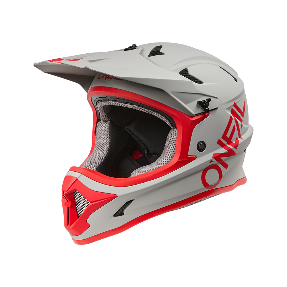 Casca Ciclism O'Neal Sonus Helmet Solid V.25 - 53-54 Cm, XS, Gri-Rosu [4]