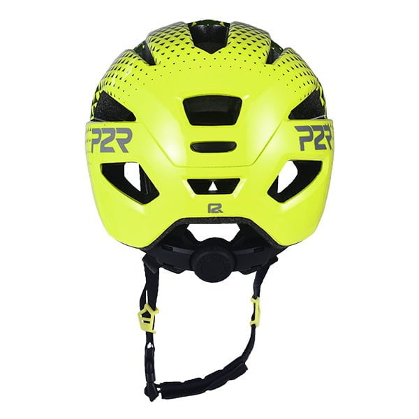 Casca Ciclism P2R MASCOT, S (52-56 cm), Verde inchis-Galben [4]