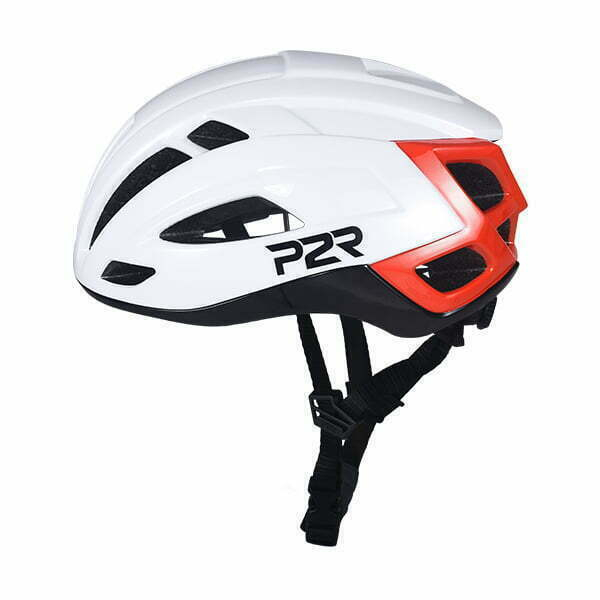 Casca Ciclism P2R RODEO - 55-58 cm, S-M, Alb-Rosu [2]