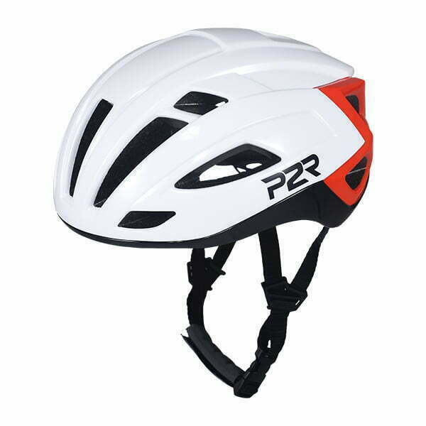 Casca Ciclism P2R RODEO - 59-61 cm, M-L, Alb-Rosu [1]