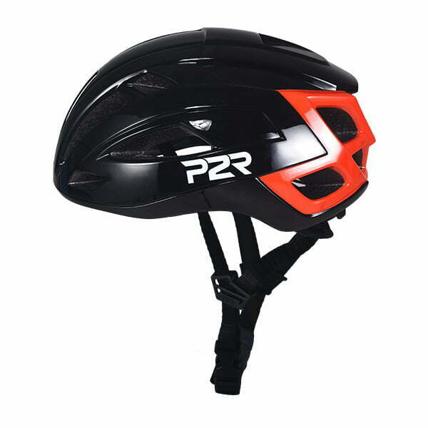 Casca Ciclism P2R RODEO, S/M (55-58cm), Negru-Rosu [2]