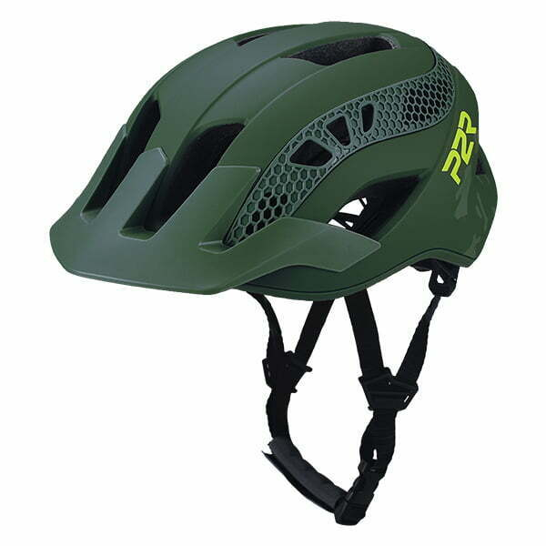 Casca Ciclism P2R ZENERO - 55-58 cm, S-M, Verde [1]