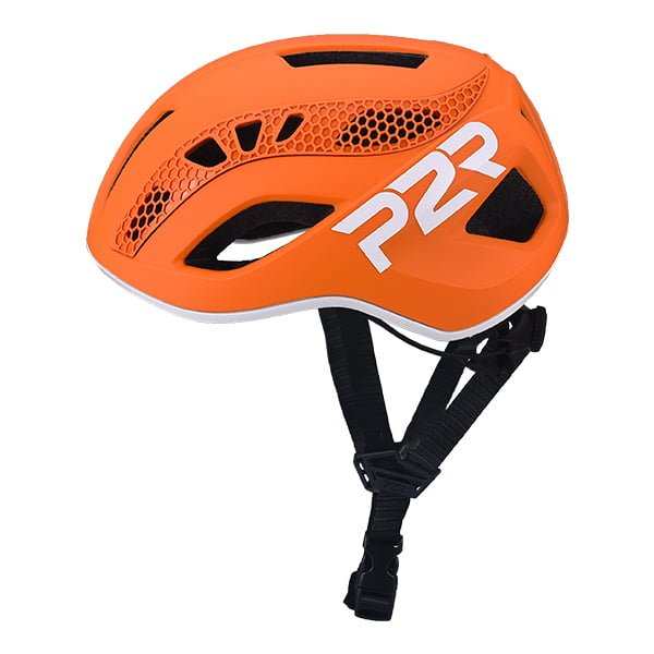 Casca Ciclism P2R ZENERO, S/M (55-58 cm), Portocaliu-Alb [4]