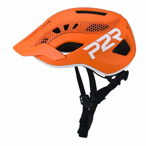 Casca Ciclism P2R ZENERO, S/M (55-58 cm), Portocaliu-Alb [3]