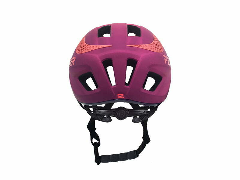Casca Ciclism P2R ZENERO, S/M (55-58 cm), Rosu-Violet [4]