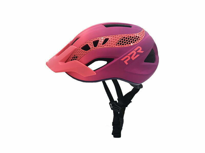 Casca Ciclism P2R ZENERO, S/M (55-58 cm), Rosu-Violet [2]