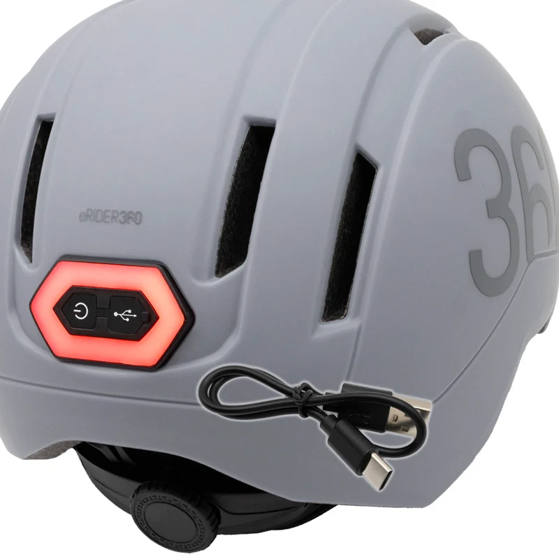 Casca COVEX Sport cu viziera si lumina - gri [5]