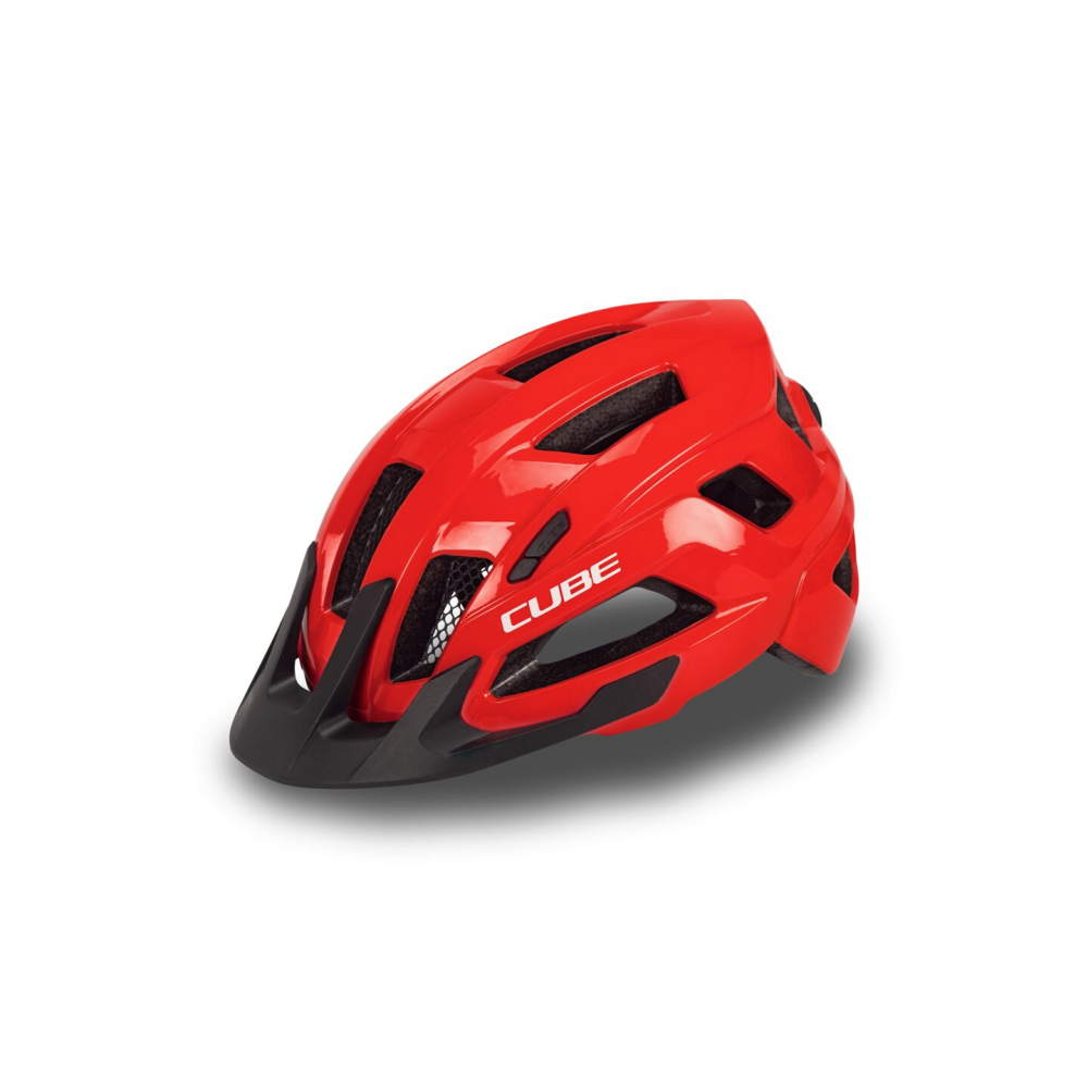 CASCA CUBE HELMET STEEP GLOSSY RED S [1]
