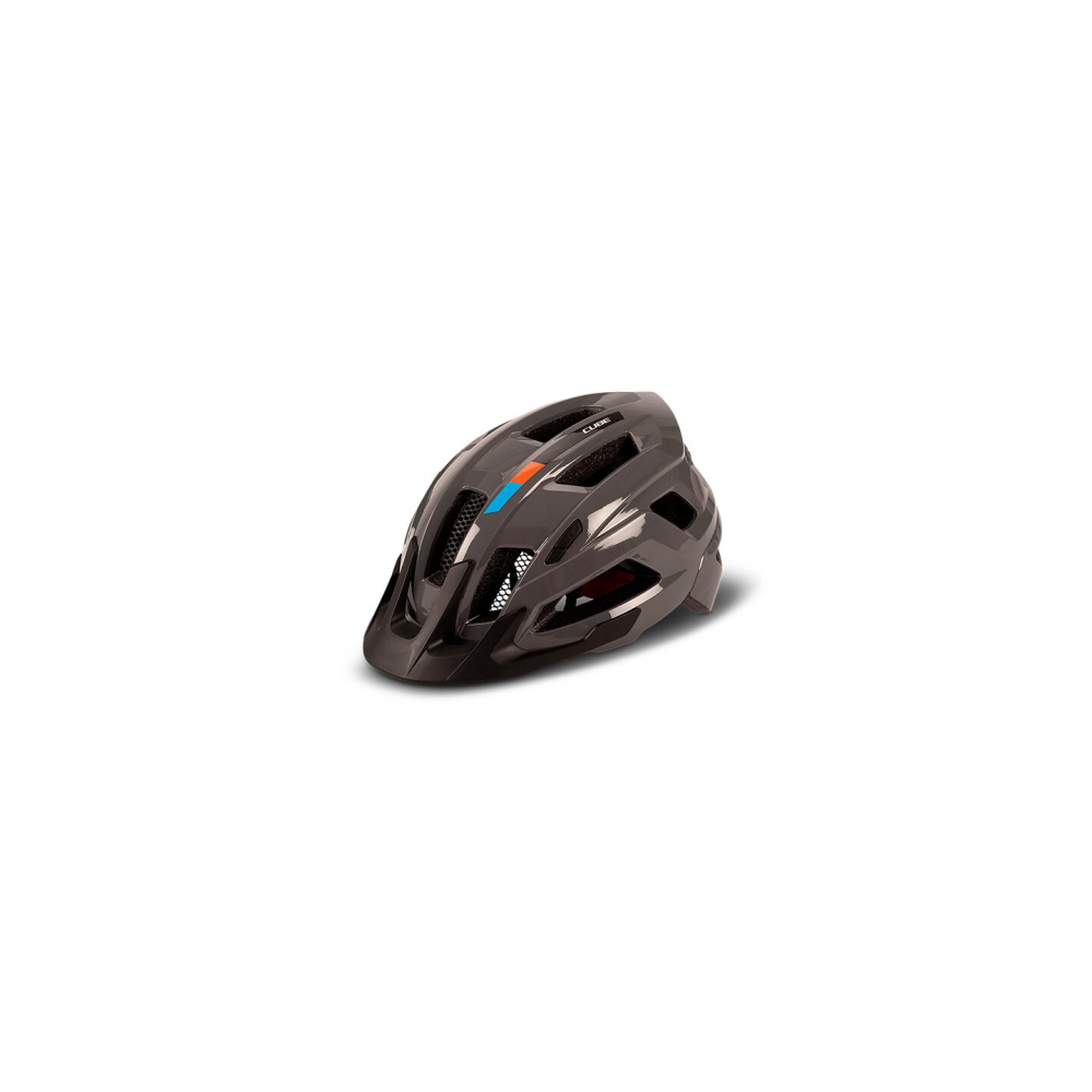 CASCA CUBE HELMET STEEP X ACTIONTEAM GLOSSY GREY ORANGE S (49-55) [1]