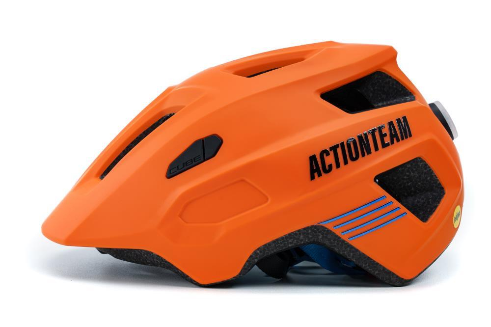 CASCA CUBE LINOK X ACTIONTEAM MATT ORANGE BLUE M (52-57CM) [2]