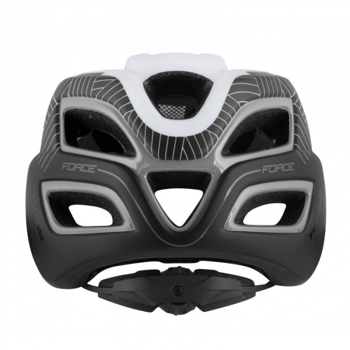 Casca Force Aves MTB E-bike, Alb/Negru Mat L-XL (58-61 cm) [3]