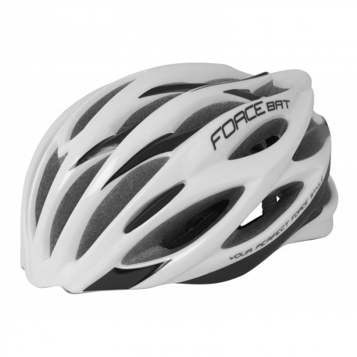Casca Force Bat alb/negru S-M (54-58 cm) [1]