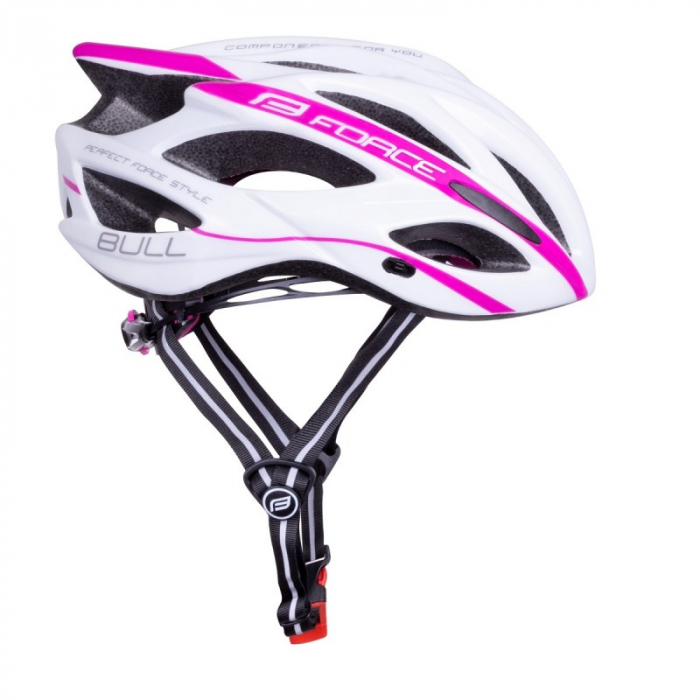 Casca Force Bull alb/roz S-M (54-58 cm) [2]
