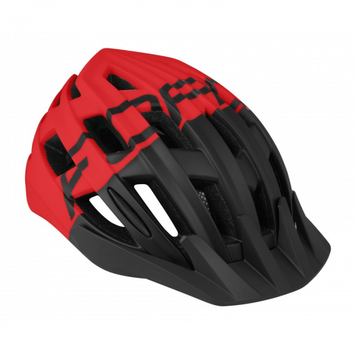 Casca Force Corella MTB negru/rosu S-M (54-58 cm) [5]