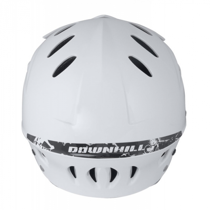 Casca Force Downhill Junior Alb lucios S-M (54-58 cm) [7]