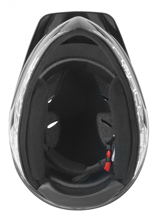 Casca Force Downhill Junior negru lucios S-M (54-58 cm) [6]