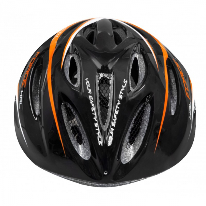 Casca Force Hal negru/portocaliu/alb XS-S (48-54 cm) [3]
