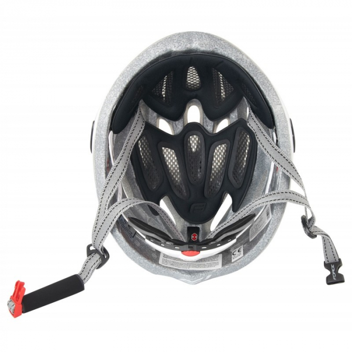 Casca Force Road, alb/rosu L-XL (58-63 cm) [6]