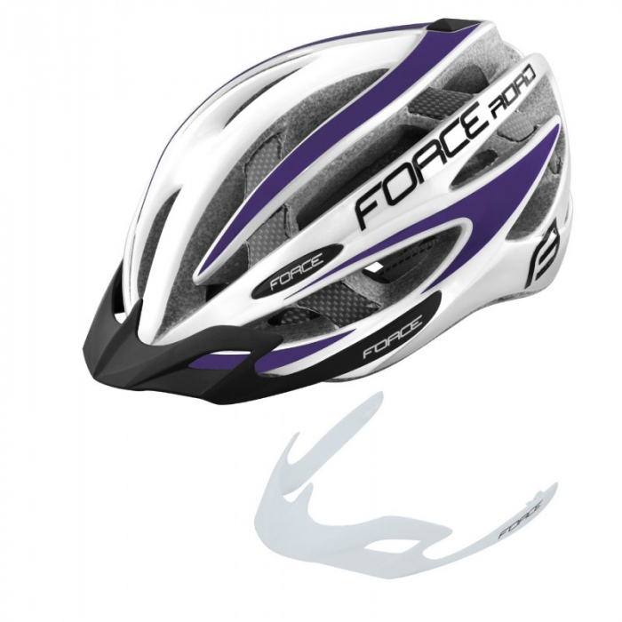 Casca Force Road, alb/violet S-M (54-58 cm) [2]